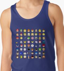 Super Smash Bros. Ultimate Character Stocks Tank Top