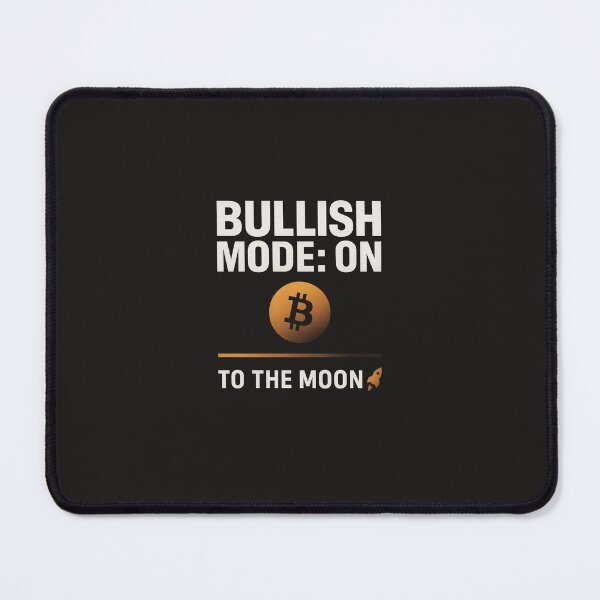 Item preview, Bullish Mode: On ? – To The Moon Bitcoin Trader Tee designed and sold by BullishJunkie.
