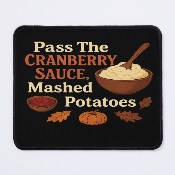 Item preview, Pass The Cranberry Sauce, Mashed Potatoes – Funny Thanksgiving Feast Design designed and sold by fabricutie.