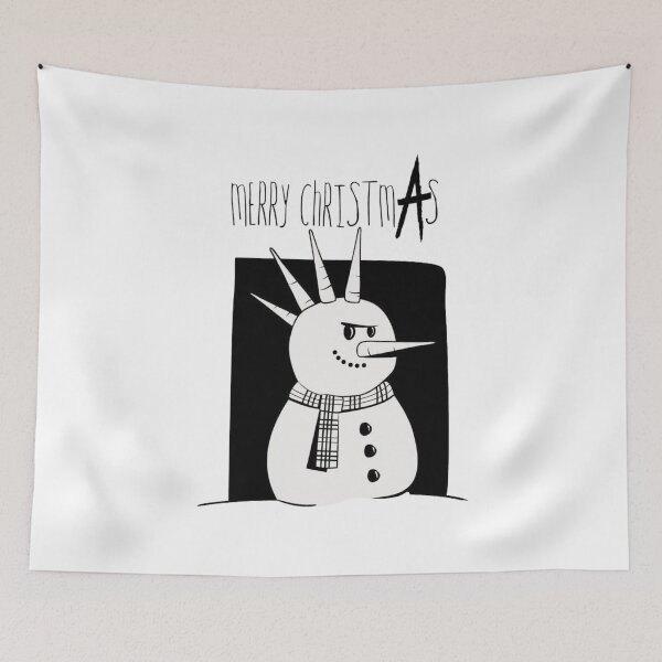 Item preview, Punk Snowman Christmas designed and sold by Oniyasha.