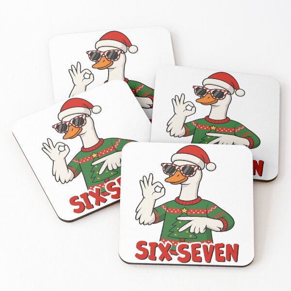 Item preview, Funny 67 Six Seven Christmas Squad Meme Brainrot T-shirt classique designed and sold by PrintMod.