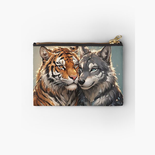 Item preview, Tiger and Wolf - Friends Forever designed and sold by nikkolaus.