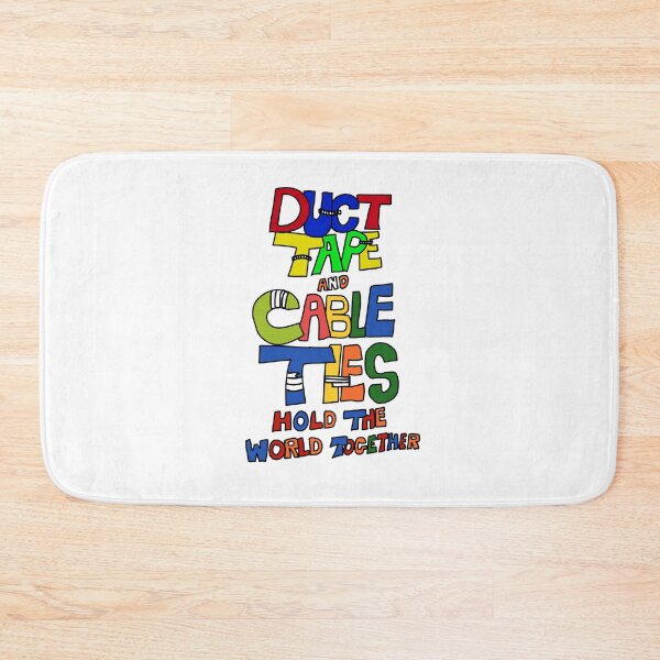 Item preview, Duct Tape And Cable Ties Hold The World Together – Funny Engineering Quote designed and sold by MAF_Merch.