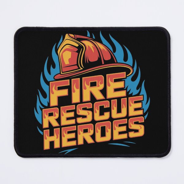 Item preview, Fire rescue heroes shirt designed and sold by DreamOnShirts.