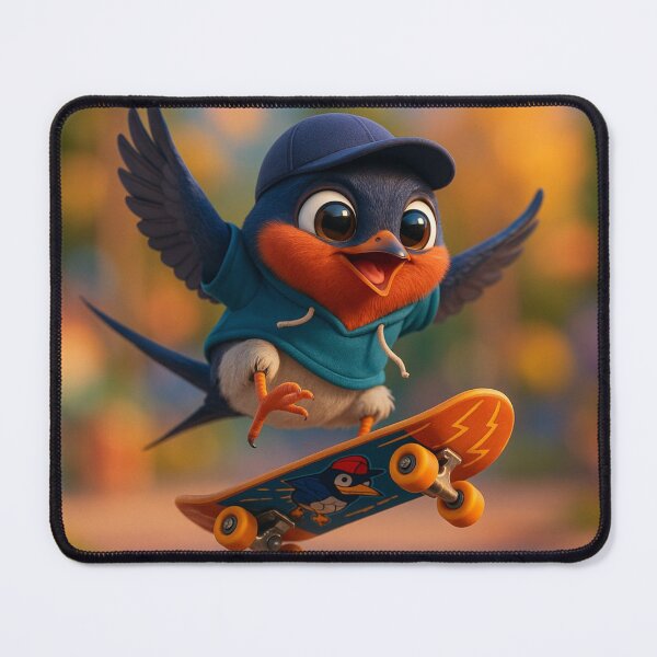 Item preview, Skater Barn Swallow designed and sold by Sillytoe.