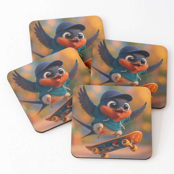 Item preview, Skater Barn Swallow designed and sold by Sillytoe.