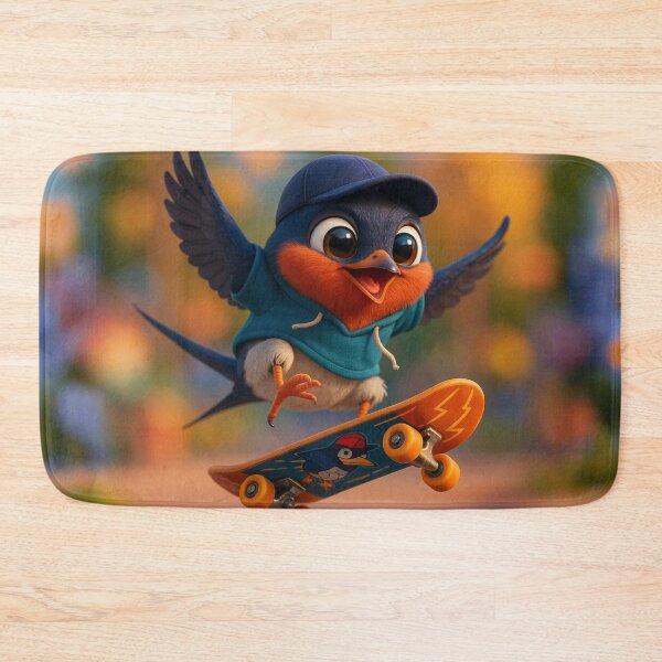 Item preview, Skater Barn Swallow designed and sold by Sillytoe.