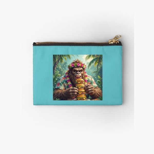 Item preview, Sasquatch enjoys burgers in paradise designed and sold by seahorse crossing.