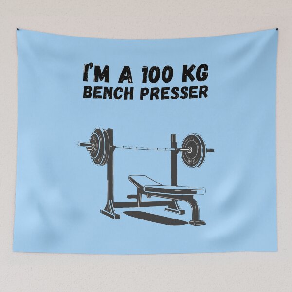 Item preview, I'm a Hundred bench presser. White designed and sold by FlagFinity.