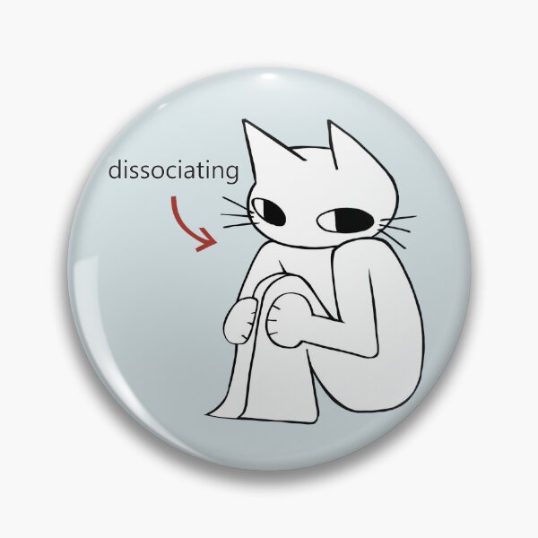 Item preview, cat dissociating designed and sold by matchcats.
