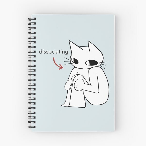 Item preview, cat dissociating designed and sold by matchcats.