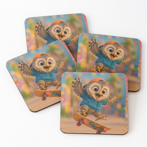 Item preview, Skater Barred Owl designed and sold by Sillytoe.