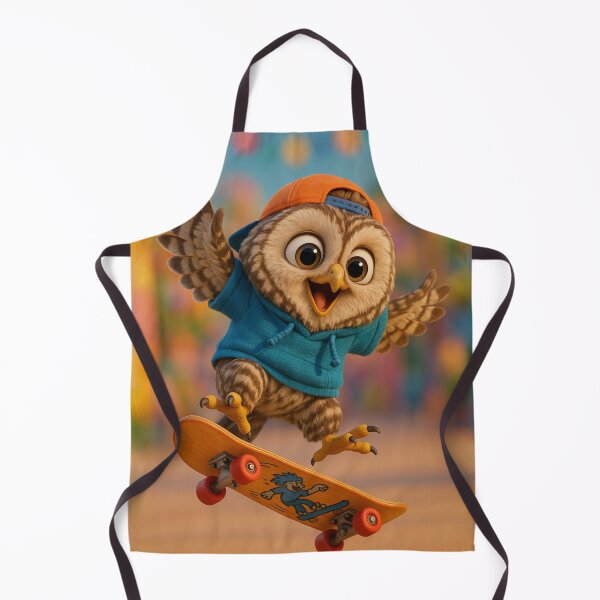 Item preview, Skater Barred Owl designed and sold by Sillytoe.