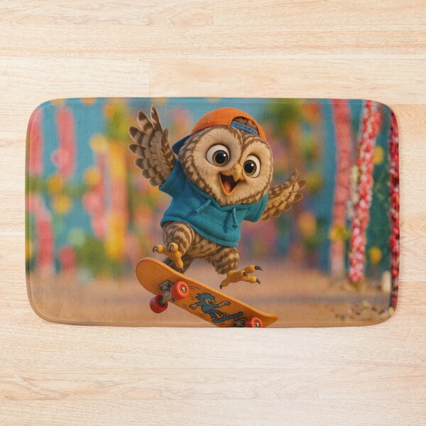 Item preview, Skater Barred Owl designed and sold by Sillytoe.