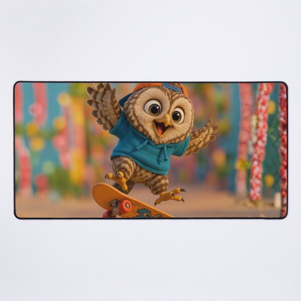 Item preview, Skater Barred Owl designed and sold by Sillytoe.