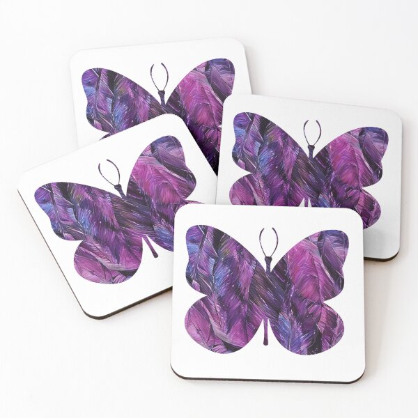 Item preview, Purple Feathers as Butterfly designed and sold by tomorrowsart.