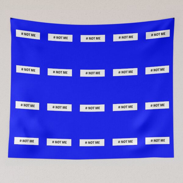 Item preview, Hashtag Not Me designed and sold by porfysoundtrack.