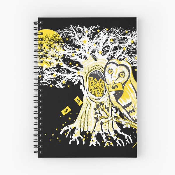 Item preview, Wise Wealth – Owl and Money Tree designed and sold by cheloartes.