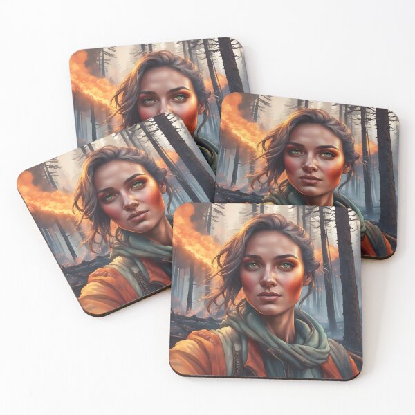 Item preview, "Selfie in the Firestorm" – Beauty Amid Chaos designed and sold by PawPrintedArt.