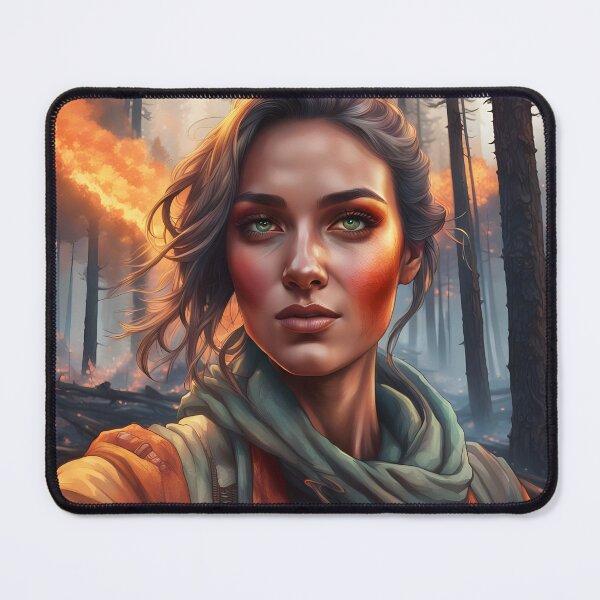 Item preview, "Selfie in the Firestorm" – Beauty Amid Chaos designed and sold by PawPrintedArt.