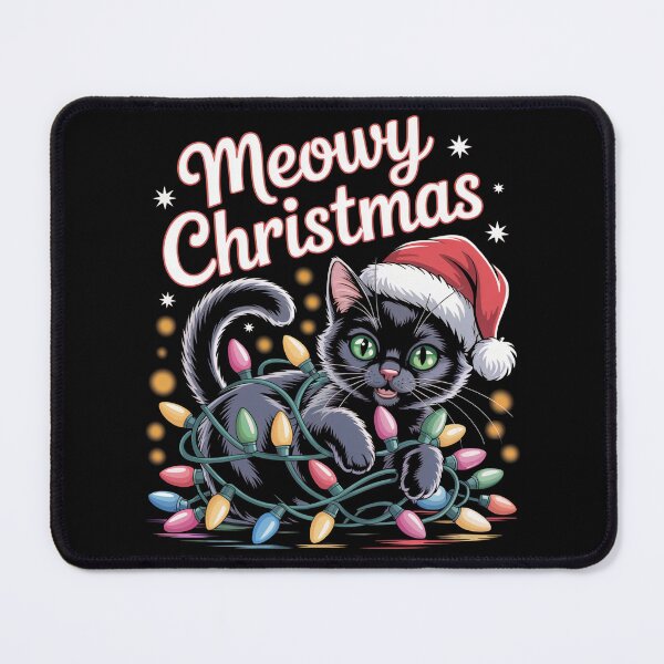 Item preview, Meowy Christmas Lights designed and sold by SoftStyleStudio ⭐⭐⭐.