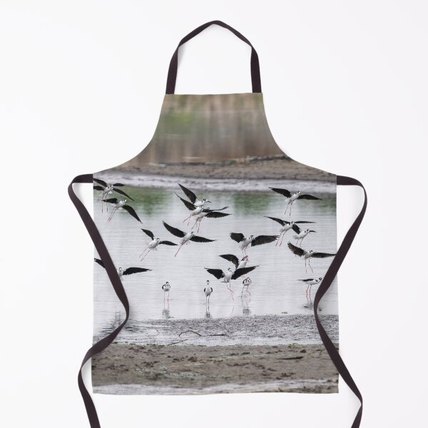 Item preview, Black-Necked Stilts Flock in Flight designed and sold by AlsknMommaBear2.