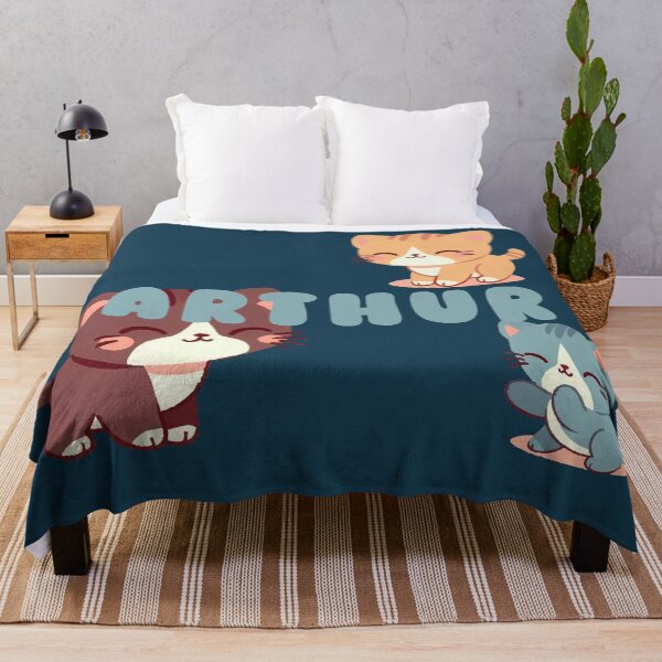 Item preview, Cute Cats and Name Arthur – Kawaii Personalized Design designed and sold by karolinahinc.