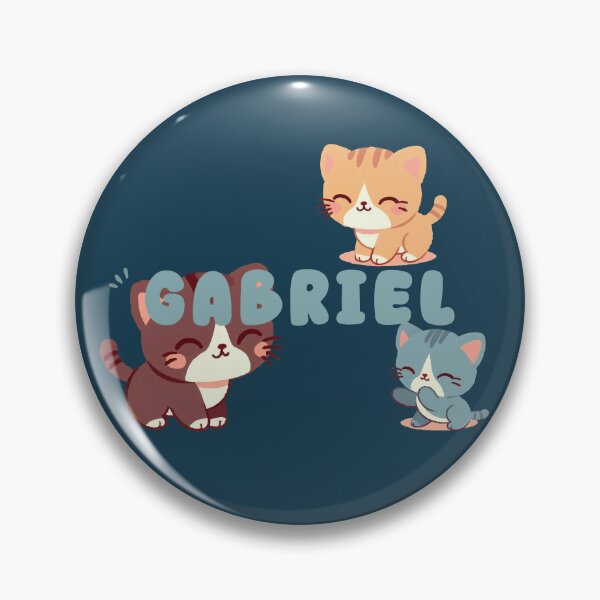 Item preview, Cute Cats and Name Gabriel – Kawaii Personalized Design designed and sold by karolinahinc.