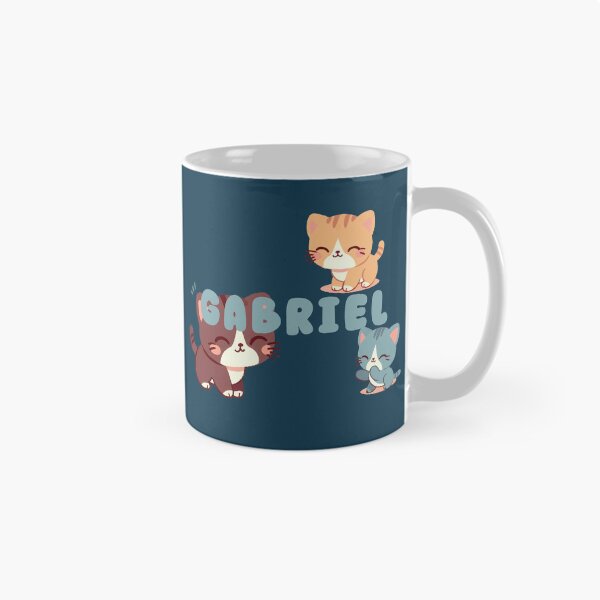 Item preview, Cute Cats and Name Gabriel – Kawaii Personalized Design designed and sold by karolinahinc.