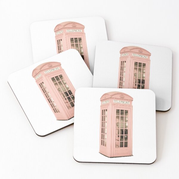 Item preview, London Telephone Booth | Pink Aesthetic | Travel designed and sold by mads101.