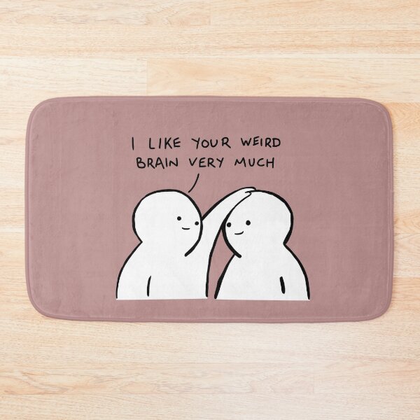 Item preview, I like your weird brain very much designed and sold by Lazyi99.