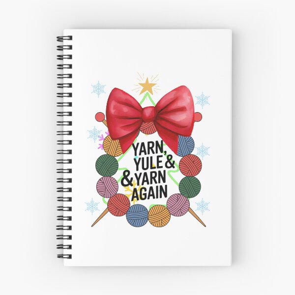 Item preview, Yarn, Yule & Yarn Again – Funny Christmas Knitting Gift Shirt designed and sold by 123artistickay.