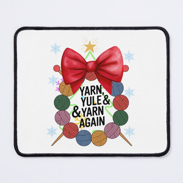 Item preview, Yarn, Yule & Yarn Again – Funny Christmas Knitting Gift Shirt designed and sold by 123artistickay.