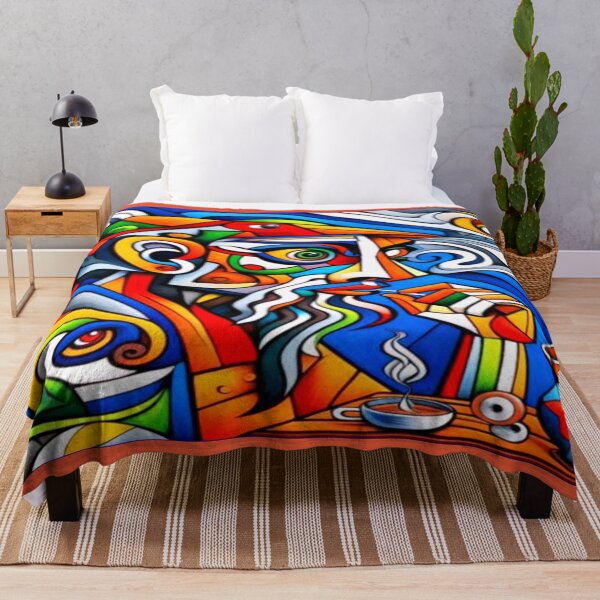 Item preview, The Alchemist's Brew: Vibrant Abstract Portrait designed and sold by daweave77.