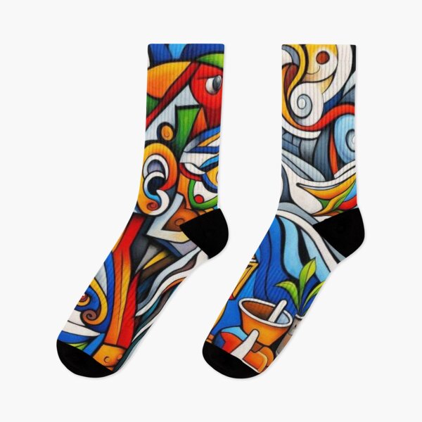 Item preview, The Alchemist's Brew: Vibrant Abstract Portrait designed and sold by daweave77.