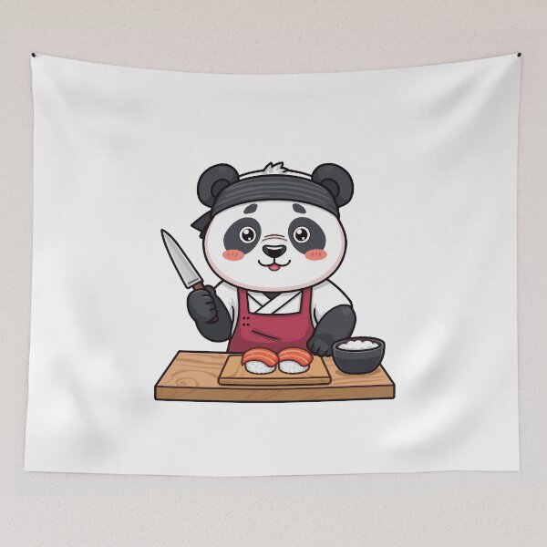 Item preview, Sushi Master Panda – The Zen Chef ?? designed and sold by MzulhilmiZam.