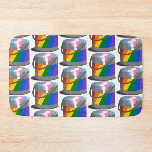 Item preview, Proud Paint Transgender Flag in a Bucket designed and sold by HarveyHandcraftsandDesigns.