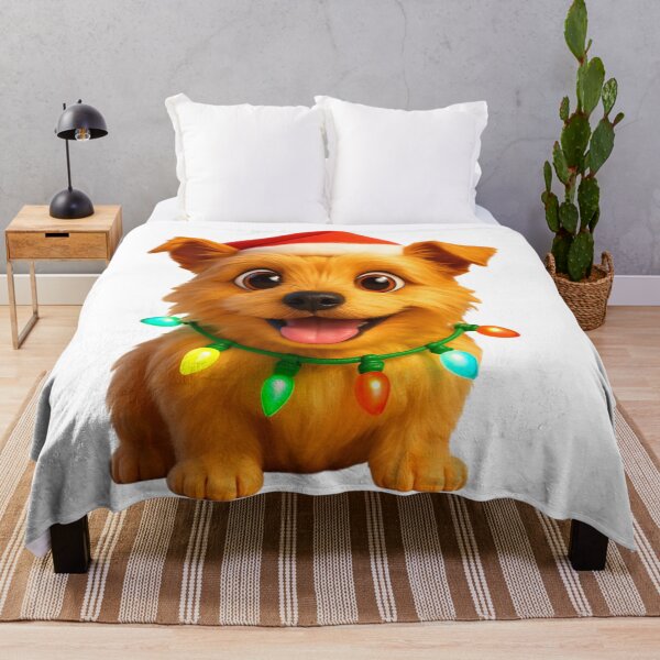 Item preview, Christmas Norwich Terrier designed and sold by Sillytoe.