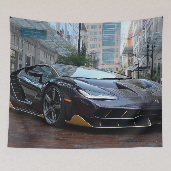 Item preview, Modern Pop Art Lamborghini Centenario Print for Wall Decor designed and sold by AutoPopStudio.