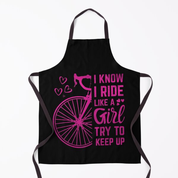 Item preview, Girl Mountain Bike | I Know I Ride Like A Girl Try To Keep Up – Funny Cycling Quote for Women Bikers, Road, Strava & Mountain Bike Lovers designed and sold by BMLprint ⭐⭐⭐⭐⭐.