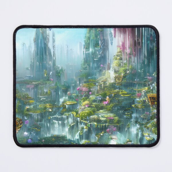 Item preview, Futuristic Cityscape designed and sold by Awesome-Artwork.