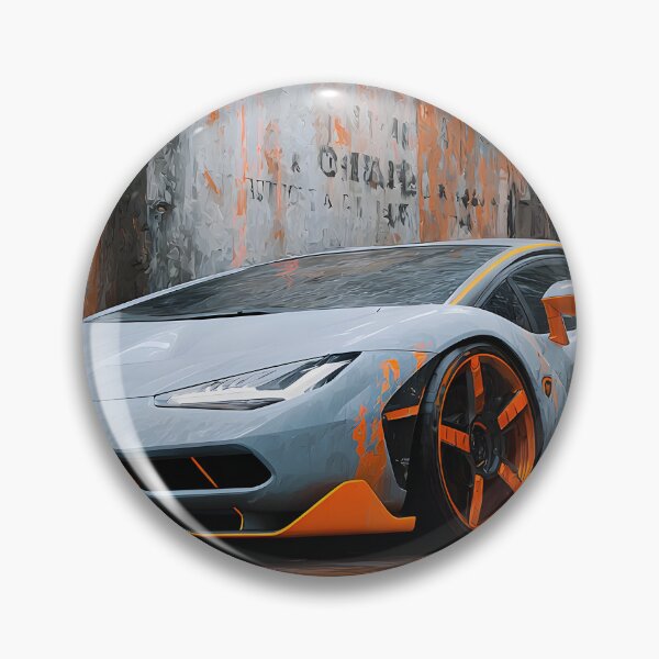 Item preview, Lamborghini Centenario Art Print – Vibrant Supercar Artwork designed and sold by AutoPopStudio.