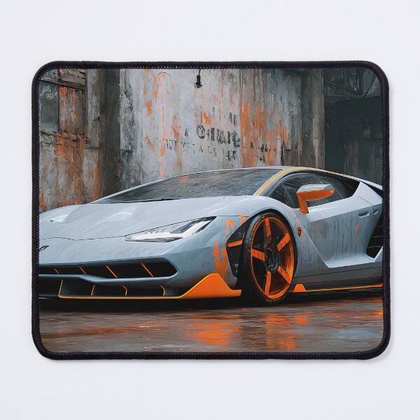 Item preview, Lamborghini Centenario Art Print – Vibrant Supercar Artwork designed and sold by AutoPopStudio.