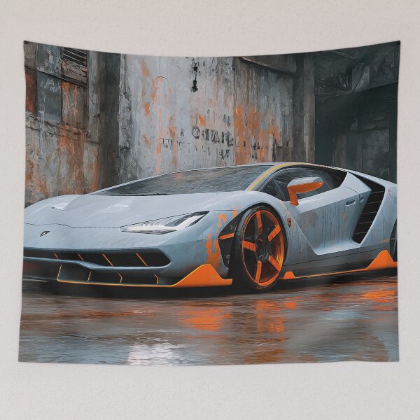 Artikelvorschau, Lamborghini Centenario Kunstdruck – Lebendiges Supercar-Kunstwerk entworfen und verkauft von AutoPopStudio.
