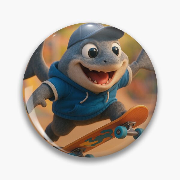 Item preview, Skater Basking Shark designed and sold by Sillytoe.