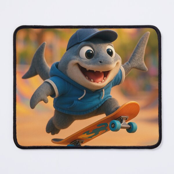 Item preview, Skater Basking Shark designed and sold by Sillytoe.