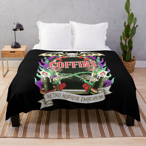 Item preview, Coffins Retro Goth Tattoo Flash designed and sold by CoffinsArt.