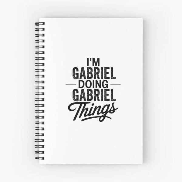 Item preview, Soy Gabriel haciendo cosas de Gabriel designed and sold by Oussinc.