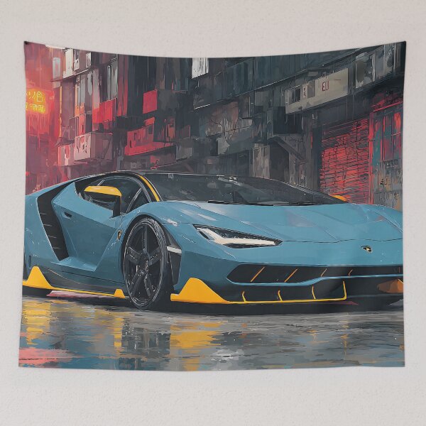 Item preview, Colorful Lamborghini Centenario Pop Art for Home or Office designed and sold by AutoPopStudio.