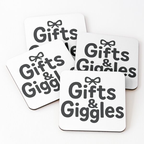 Item preview, “Gifts & Giggles” White T-Shirt – Fun Print with Bow  Perfect Gift Idea designed and sold by Geafixy.